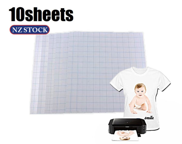 HEAT TRANSFER PAPER - LIGHT PACK OF 10PCS