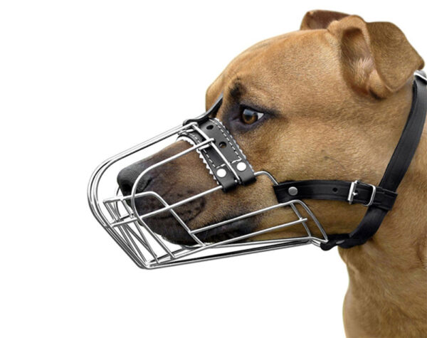 Adjustable Dog Muzzle Wire Basket