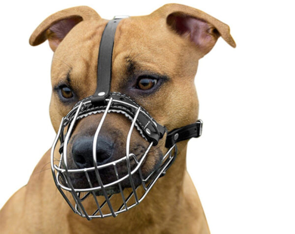 Adjustable Dog Muzzle Wire Basket