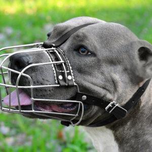 Adjustable Dog Muzzle Wire Basket