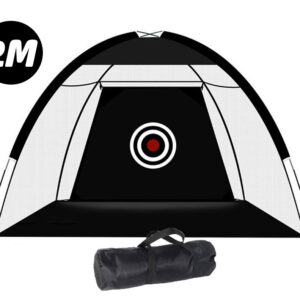 GOLF PRACTICE NET 2M - BLACK