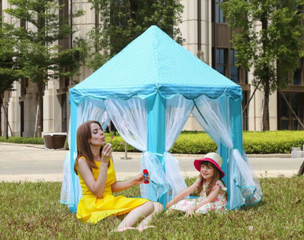 Kids Tent Blue 135*130cm