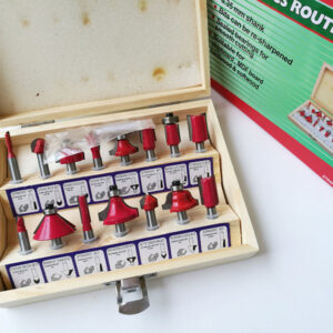 15PCS ROUTER BIT SET 1/4" SHANK
