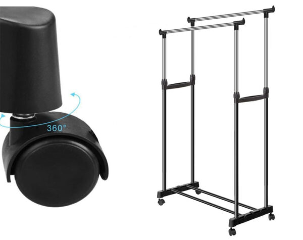 DOUBLE CLOTHES RACK / HANGER