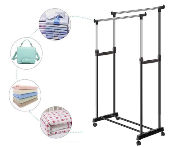 DOUBLE CLOTHES RACK / HANGER
