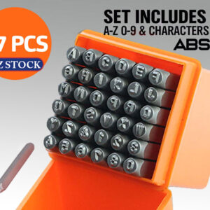 LETTER AND NUMBER METAL STAMPS 37PCS