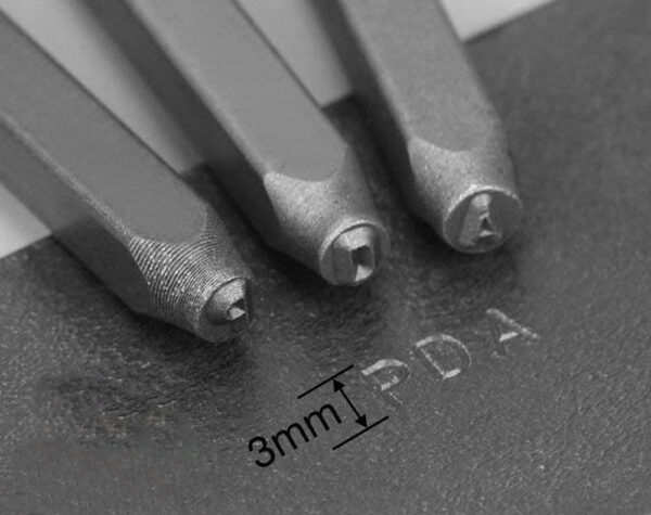 LETTER AND NUMBER METAL STAMPS 37PCS