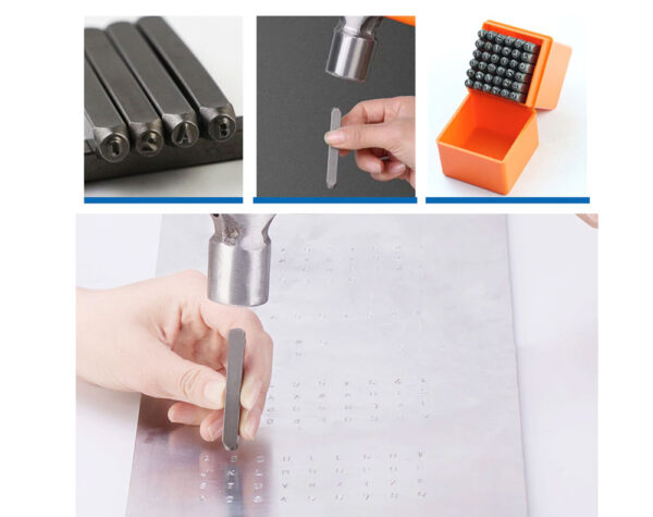 LETTER AND NUMBER METAL STAMPS 37PCS
