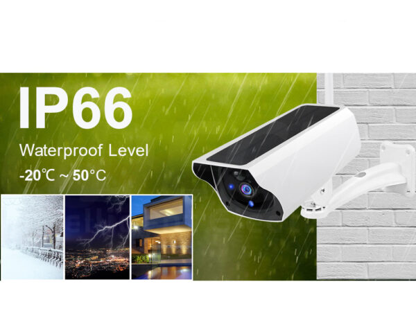 WIRELESS SECURITY CAMERA SYSTEM 100% WIRE FREE SOLAR CAMERA