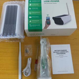 WIRELESS SECURITY CAMERA SYSTEM 100% WIRE FREE SOLAR CAMERA