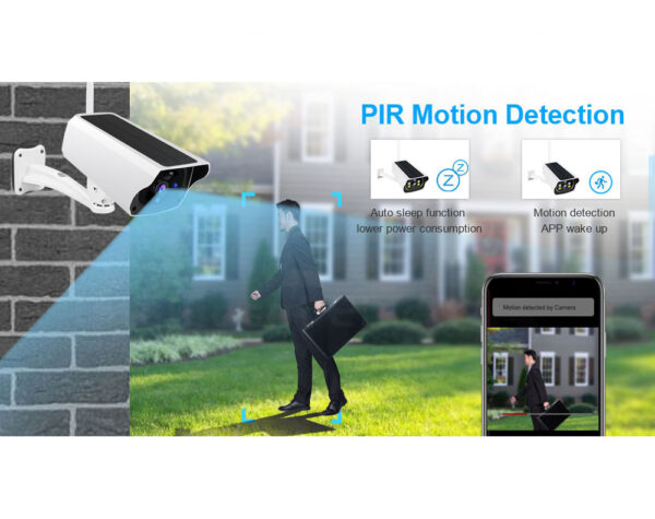 WIRELESS SECURITY CAMERA SYSTEM 100% WIRE FREE SOLAR CAMERA