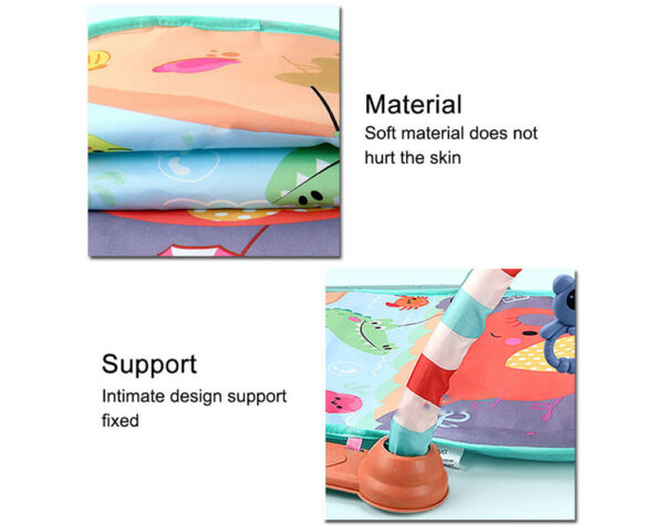 Baby Play Mat With Toys Orange