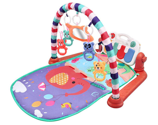 Baby Play Mat With Toys Orange
