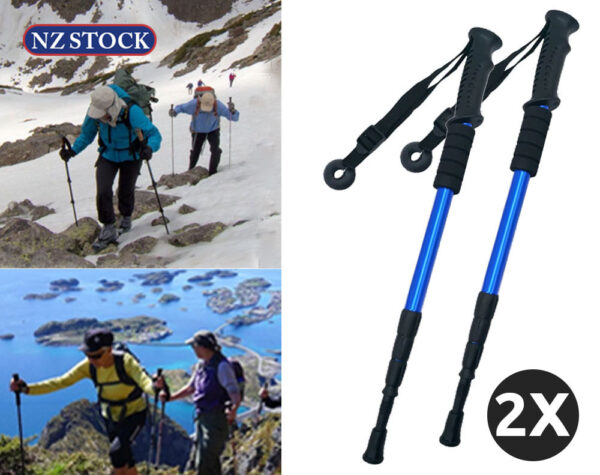 TREKKING POLES 2 PCS - Blue