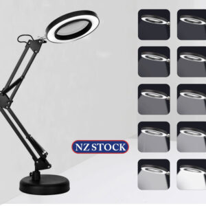 MAGNIFYING LAMP DESK LIGHT - BLACK