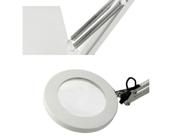 MAGNIFYING LAMP DESK LIGHT - WHITE
