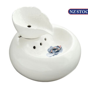 Pet Drinking Water Fountain Electric Cat Automatic White