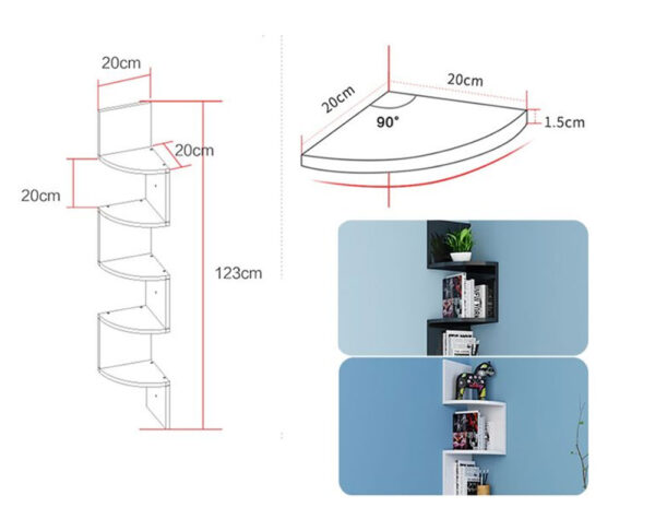 CORNER SHELVES