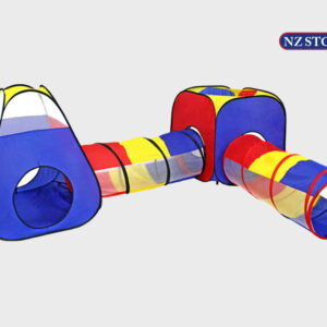 Kids Tent Triangle Tent With Tunnel 95*78