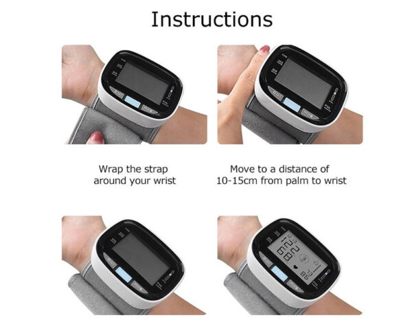 Wrist Blood Pressure Monitor with Voice