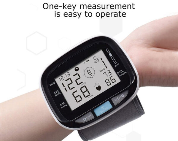 Wrist Blood Pressure Monitor with Voice