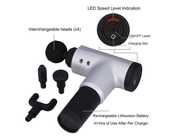 MASSAGE GUN - SILVER