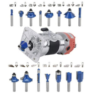 Router Bit Set Shank 1/4" - 15Pcs