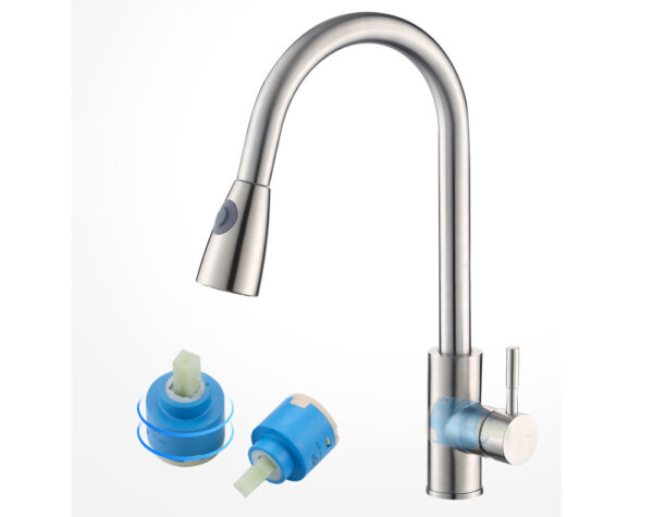 Kitchen Faucet Sink Mixer Tap Silver