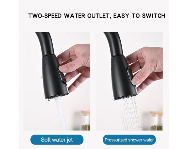 Kitchen Faucet Mixer Tap Matt Black