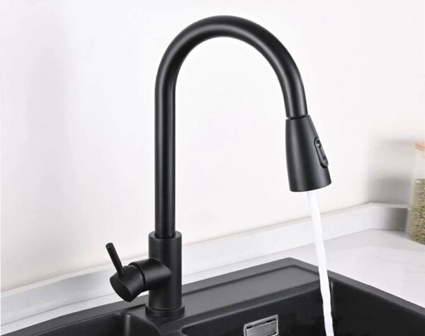 Kitchen Faucet Mixer Tap Matt Black