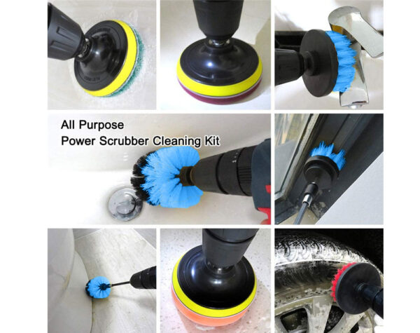 Drill Brush 30Pcs Blue