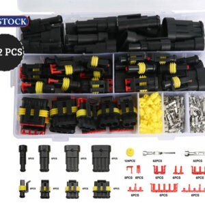 352pcs Waterproof Car Auto Electrical Wire Connector Plug 1-4 Pin Way Plug Kit