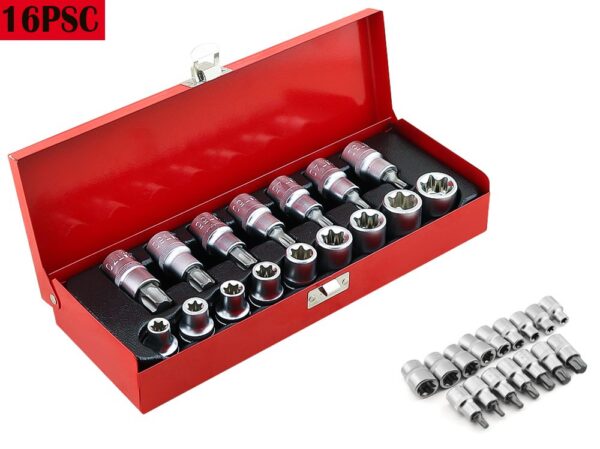 Torx Socket Set 16Pcs