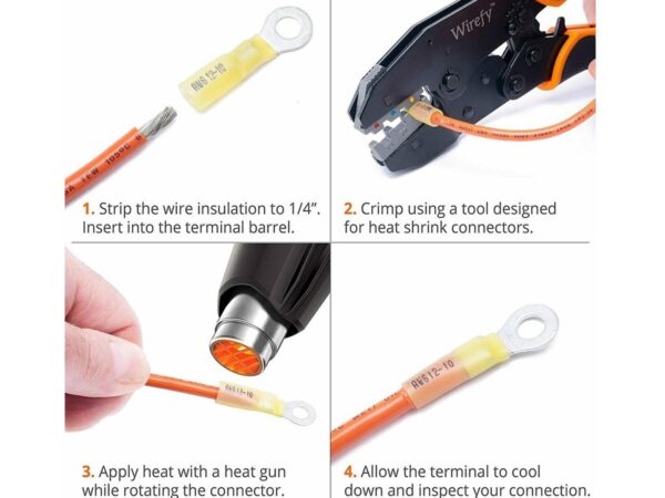 250Pcs Terminal Wire Connectors Set