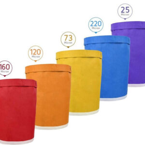 5pcs 5 Gallon Filter Bubble Bag Ice Herbal Essence Extractor Kit