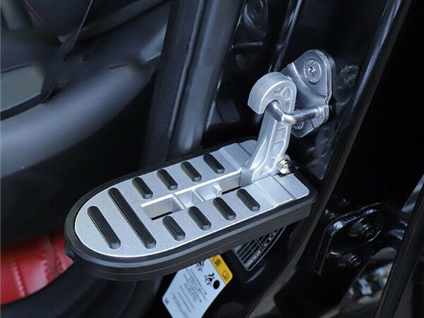Foldable Car Door Step - Slver