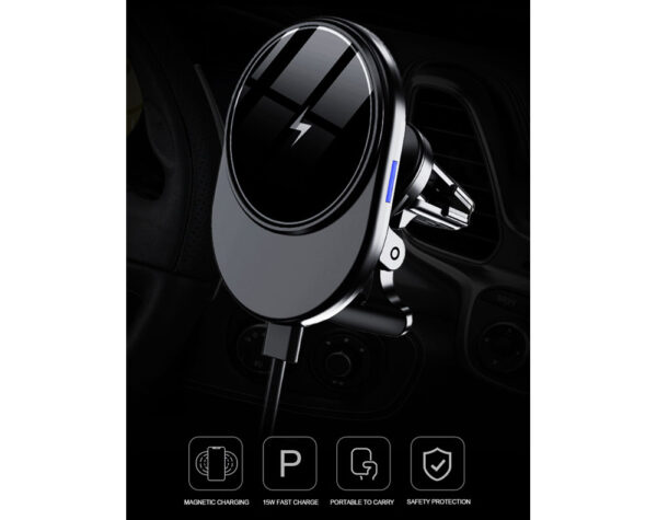 Fast Wireless Magsafe Car Charger