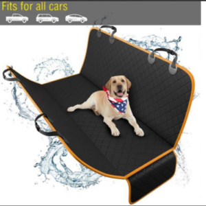 Dog Car Seat Cover Black & Orange 137*147cm