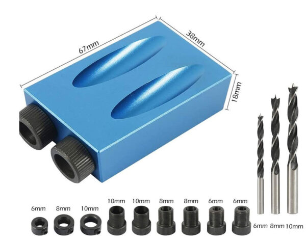 Pocket Hole Jig Positioner Kit - 14Pcs