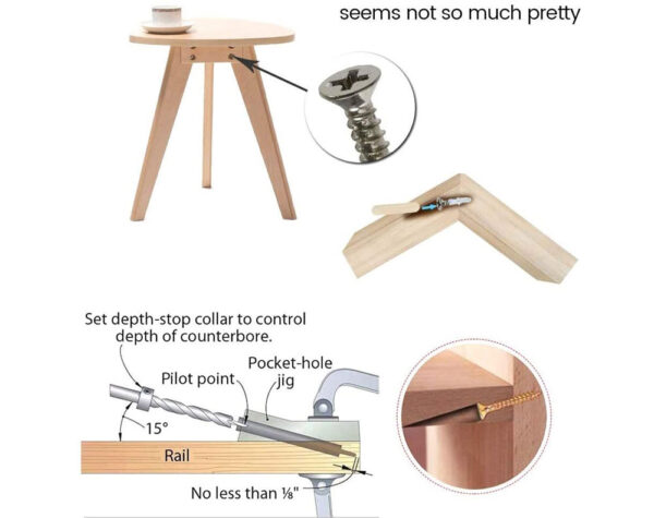 Pocket Hole Jig Positioner Kit - 14Pcs