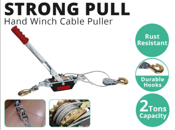Hand Winch Cable Puller 2T