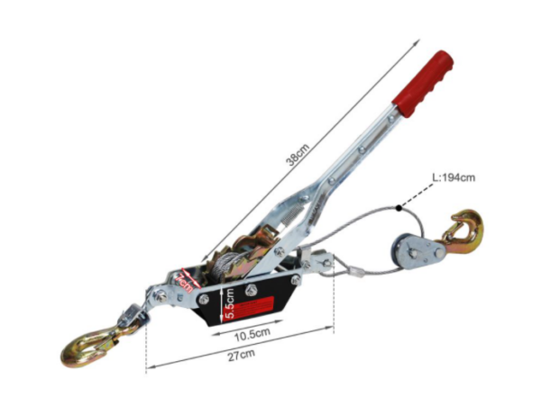 Hand Winch Cable Puller 2T