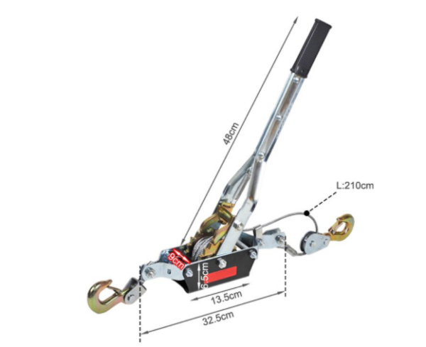 Hand Winch Cable Puller 4T