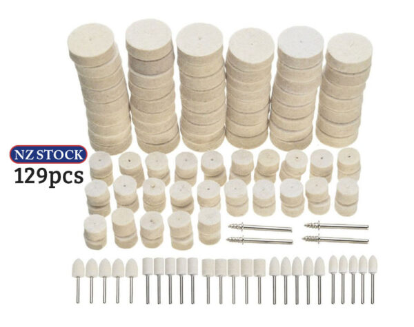 129pcs Wheel Buffing Pads