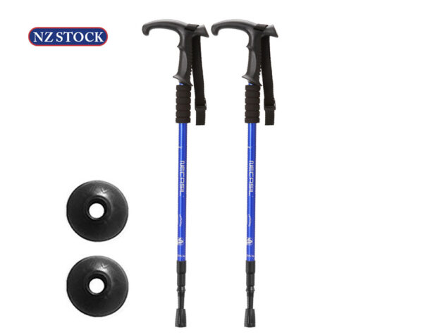 2x Walking Poles - Blue