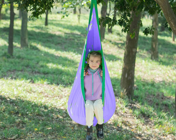 Kids Hanging Swing Chair - Blue