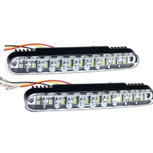 30 DRL LED Day Running With Amber Indicator Lights