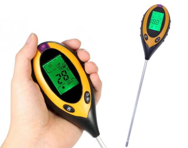 4 in 1 Soil PH Thermometer Tester