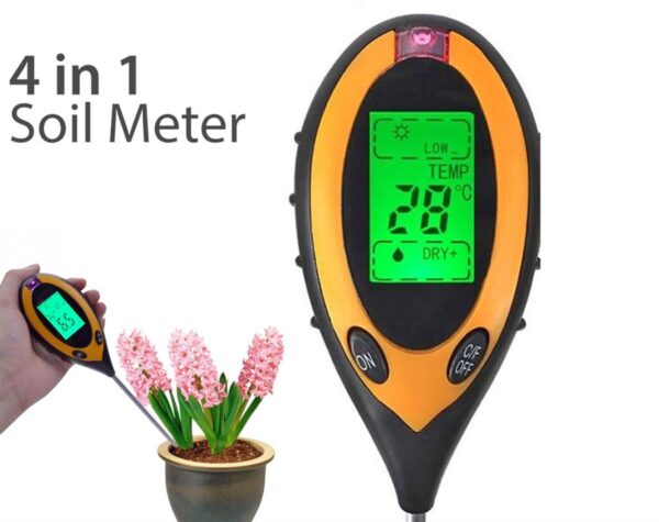 4 in 1 Soil PH Thermometer Tester