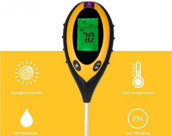 4 in 1 Soil PH Thermometer Tester